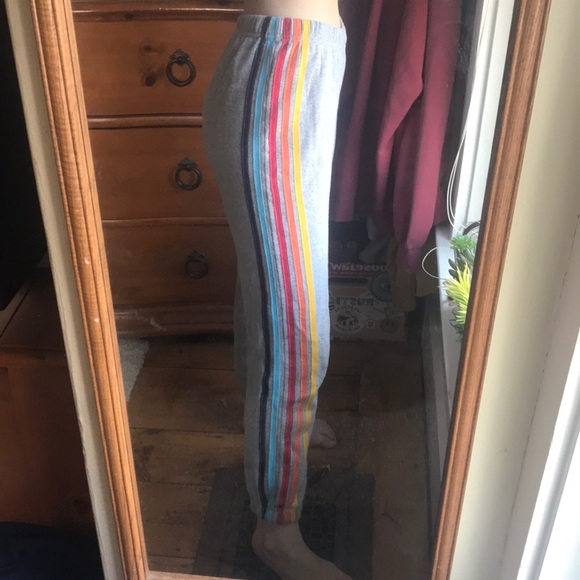 striped grey joggers - Picture 2 of 2